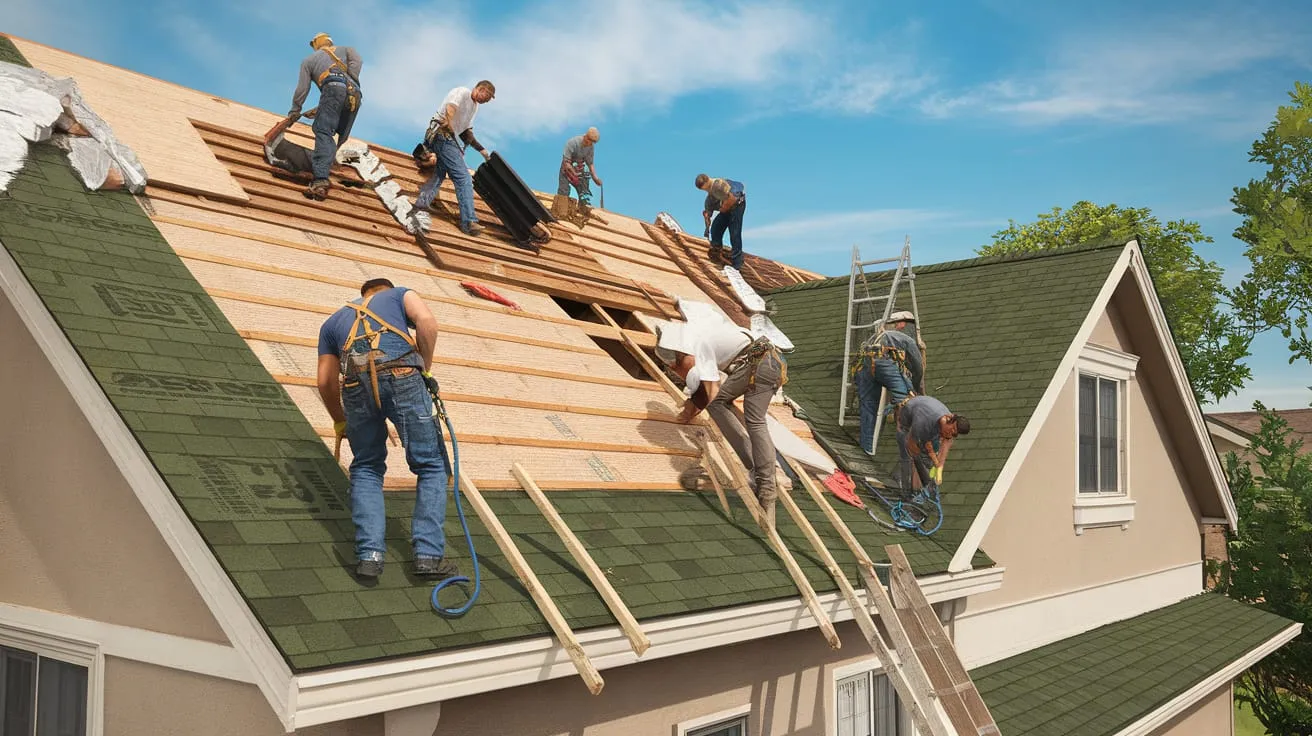 Professional roofing service in Clayton