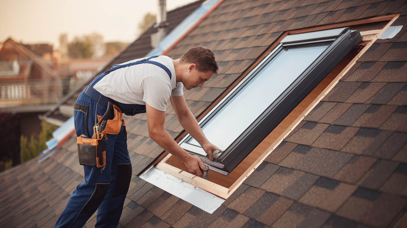 VELUX skylight installation by certified contractors - Natural light solutions