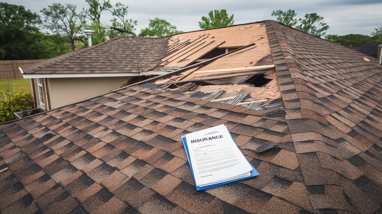 Roofing project in Clayton